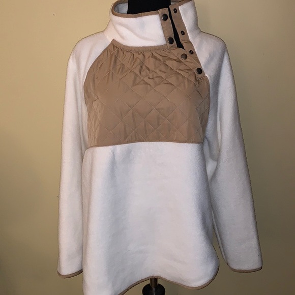 J Crew Size Small pullover snap closure jacket excellent condition - Picture 1 of 5